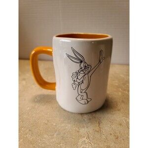 Rae Dunn By Magenta Bugs Bunny “WHAT'S UP DOC?” Double Sided Looney Toon Mug